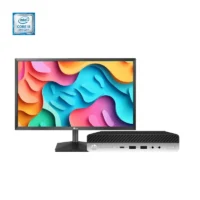 HP EliteDesk 800 G4 MINI Core i5 8th · DDR4 8GB · 256SSD · 19″